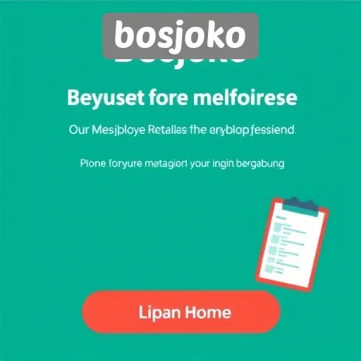 Aksesibilitas dan Kemudahan Mendaftar di Bosjoko